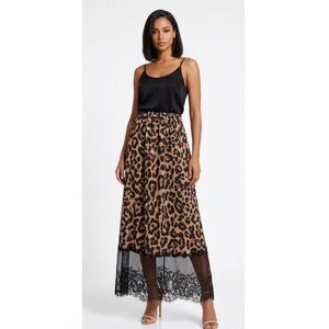 Cheetah Patterned Skirt